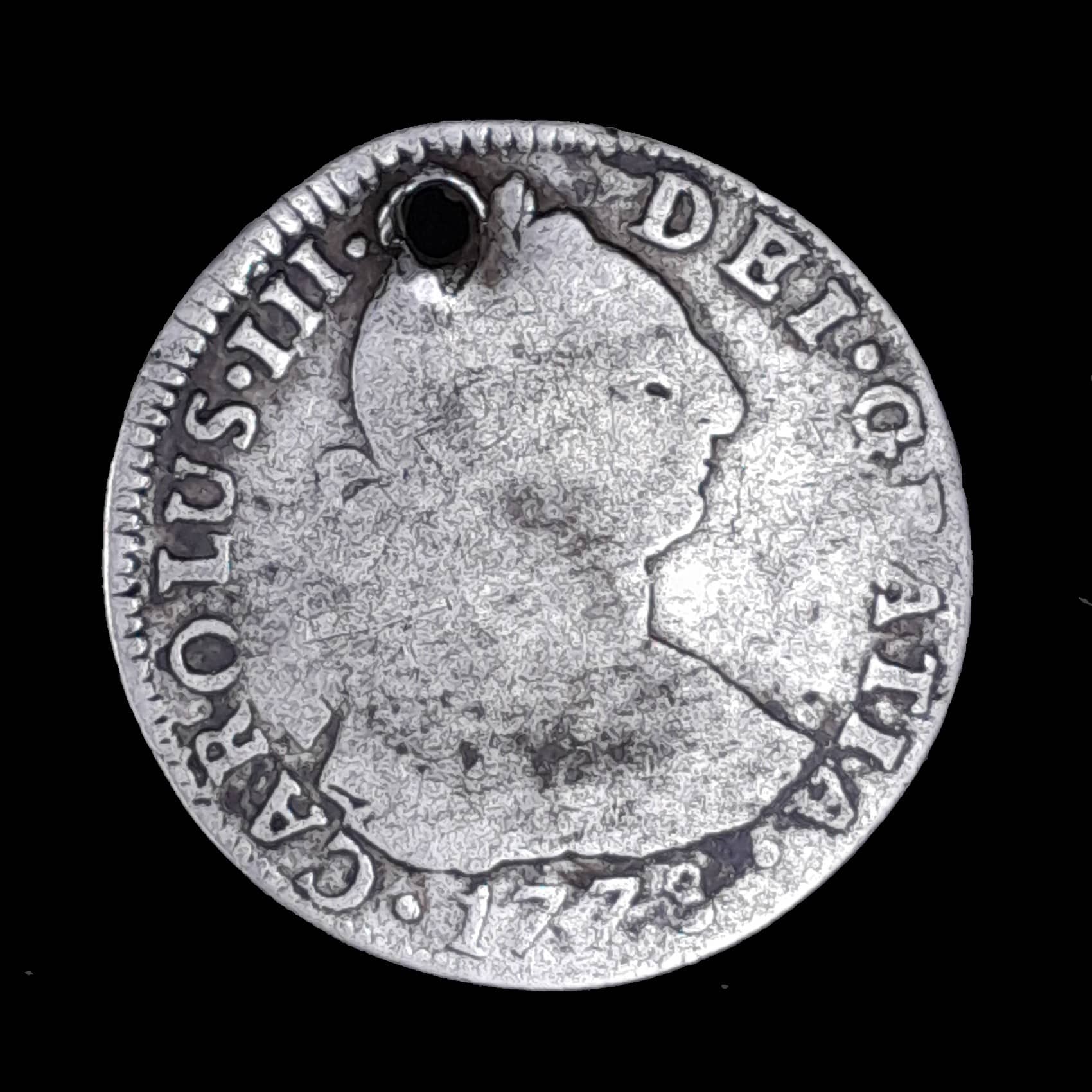 Potosí 2 Reales 1778 PR Regular Plata CJ 65.7.2 Carlos III P