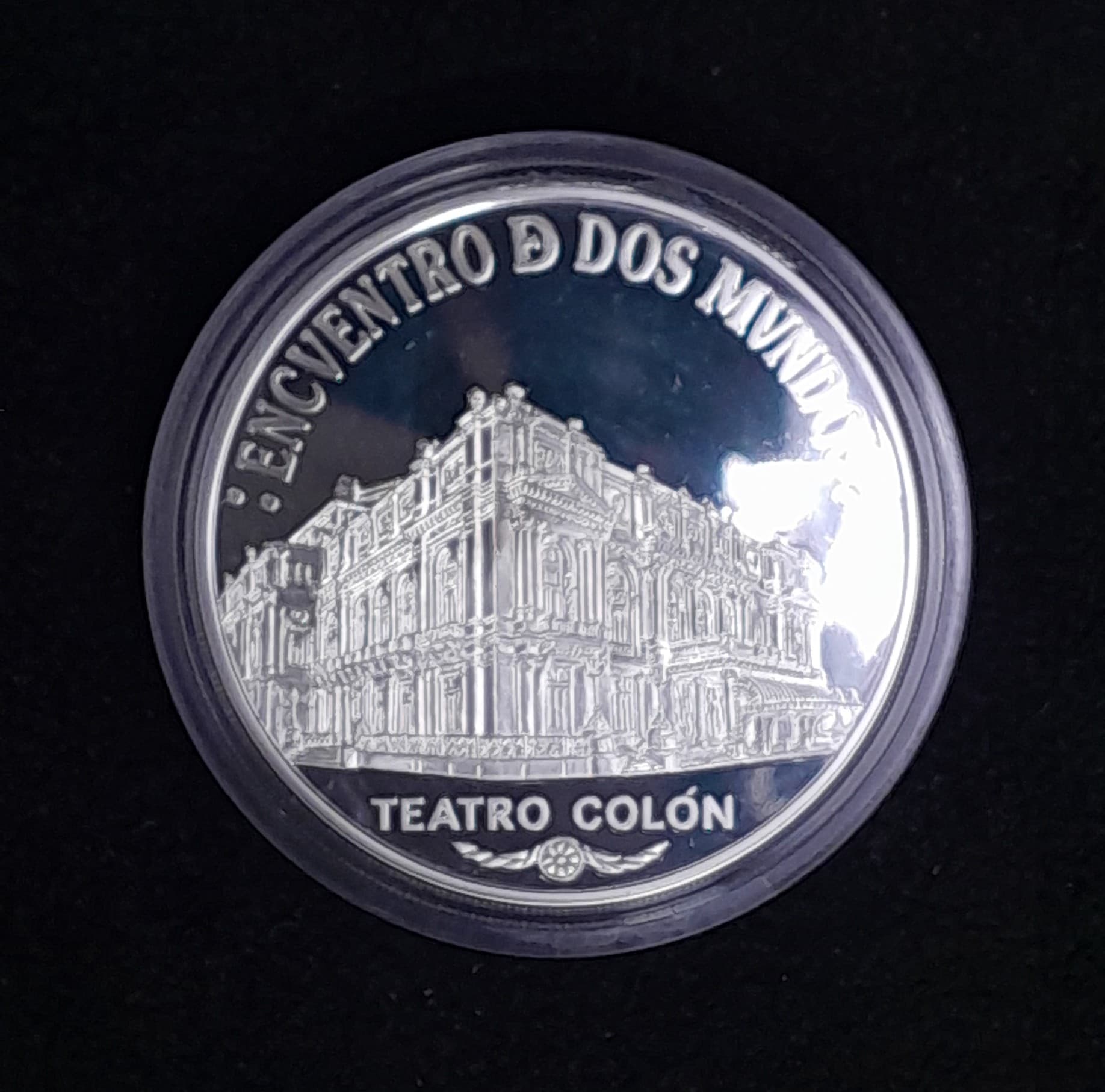 Argentina 25 Pesos 2005 SC Plata CJ 10.5 Teatro Colón