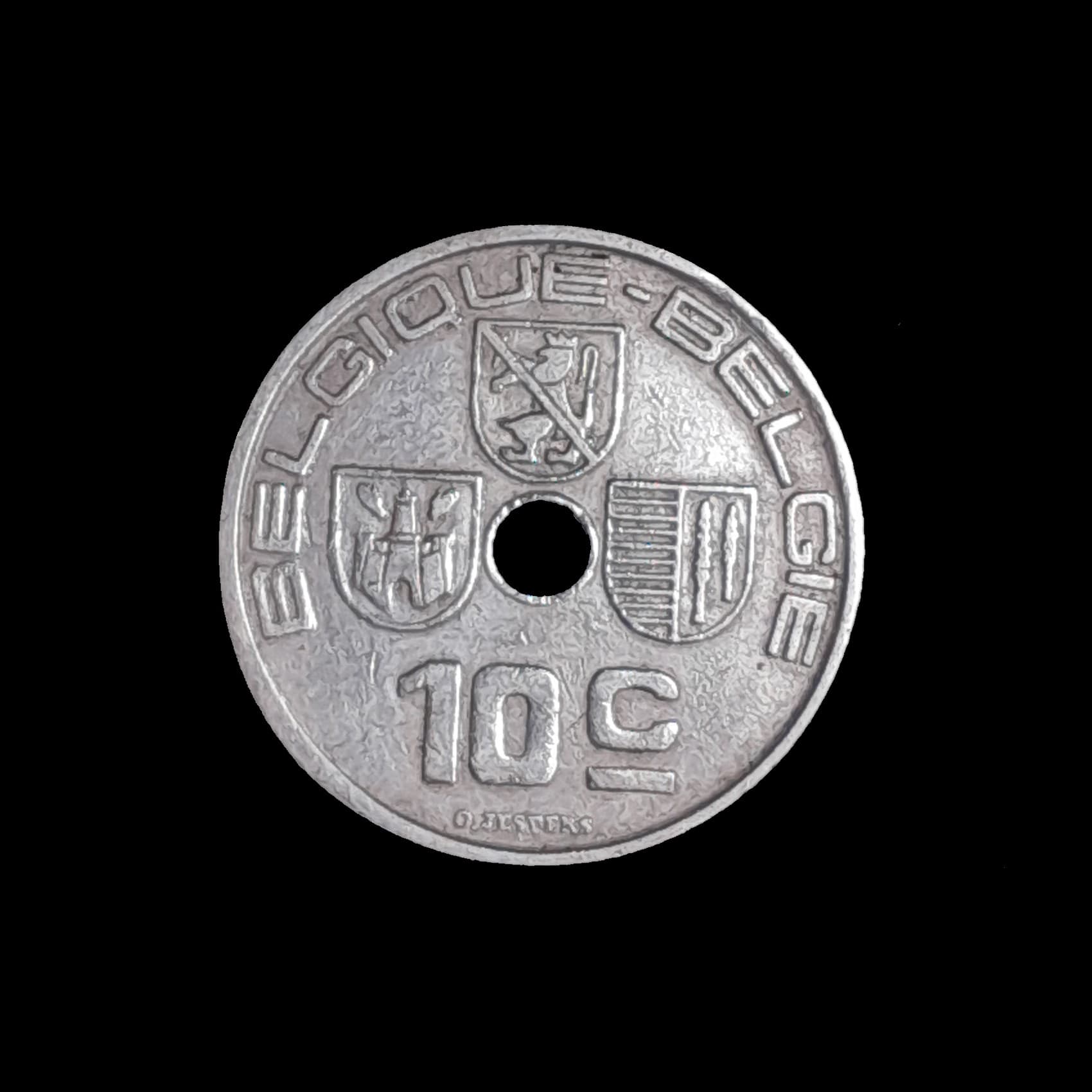 Bélgica 10 Centimes 1938 Muy Bueno 112