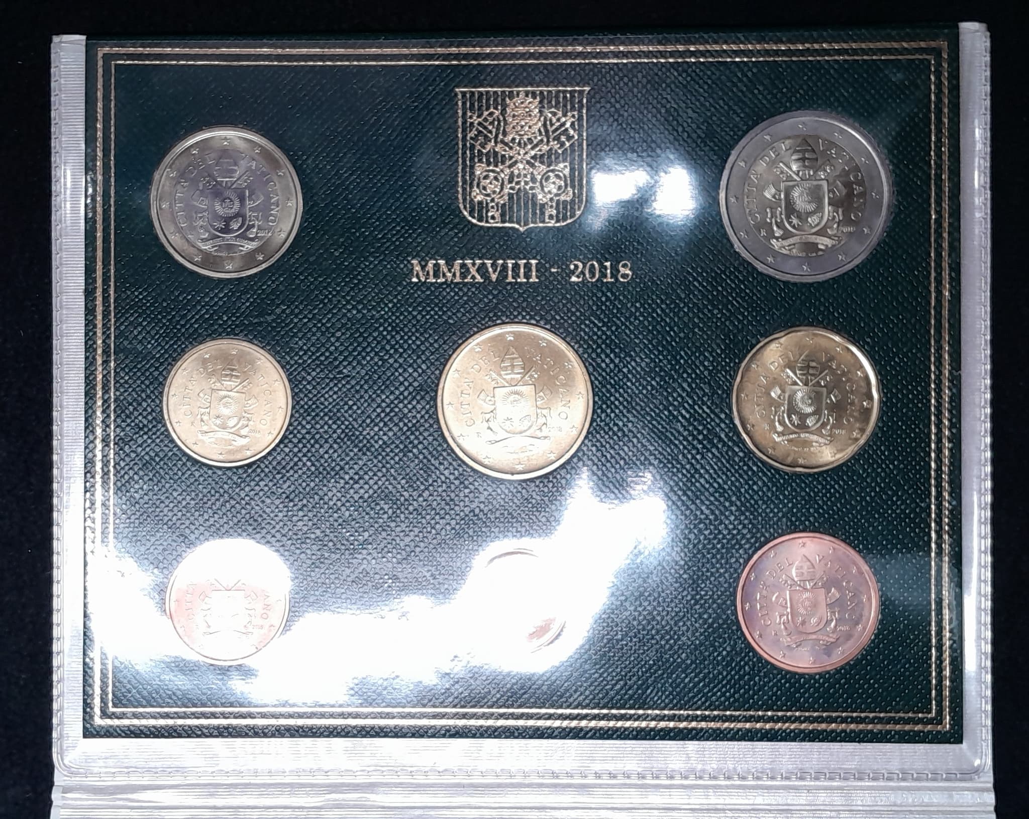 Vaticano Blister 8 valores 2018 Papa Francisco
