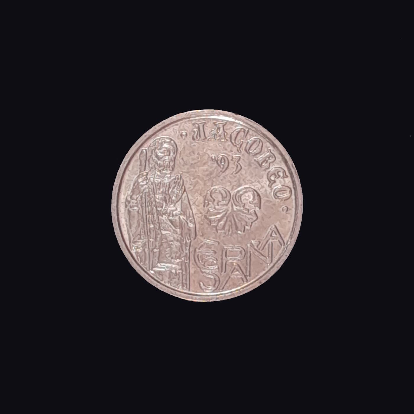 España 5 Pesetas 1993 SC KM 919 Jacobeo
