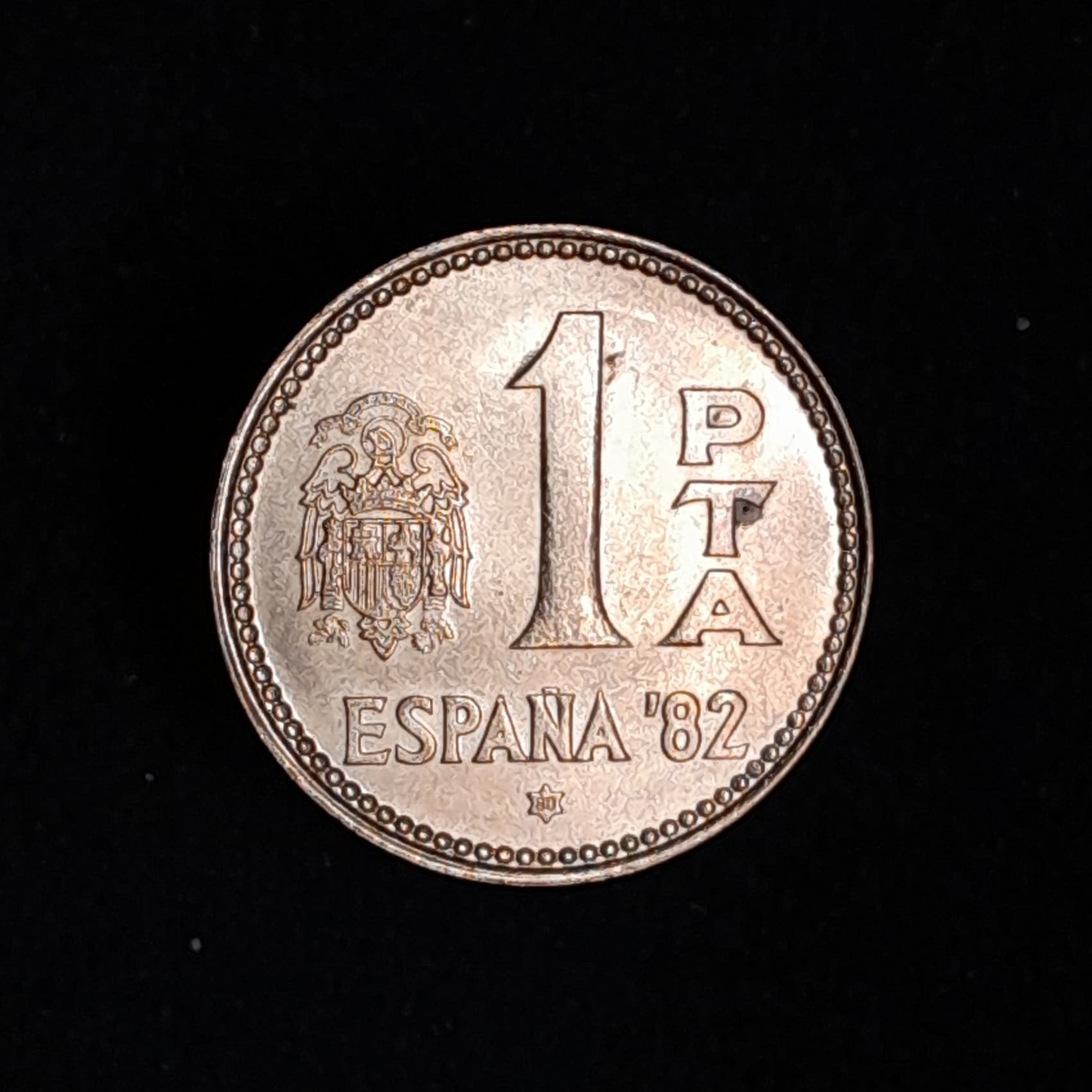 España 1 Peseta 1980 (1980) Excelente KM 816 España '82