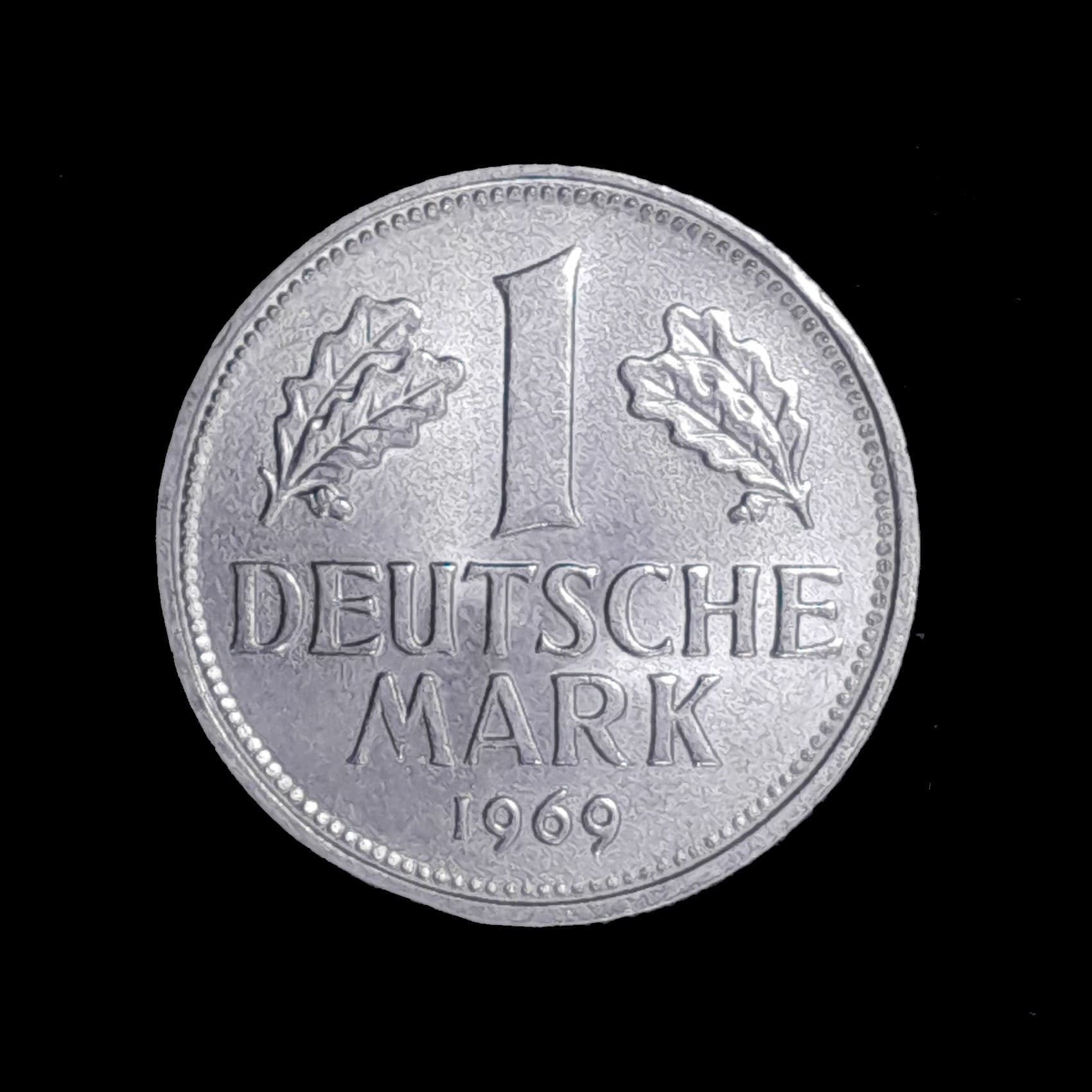 Alemania 1 Marco 1969 F Sin Circular KM 110