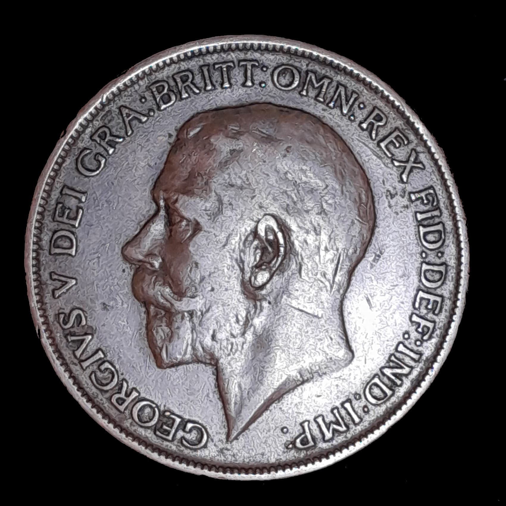 Gran Bretaña 1 Penny 1912 MB KM 810 Jorge V