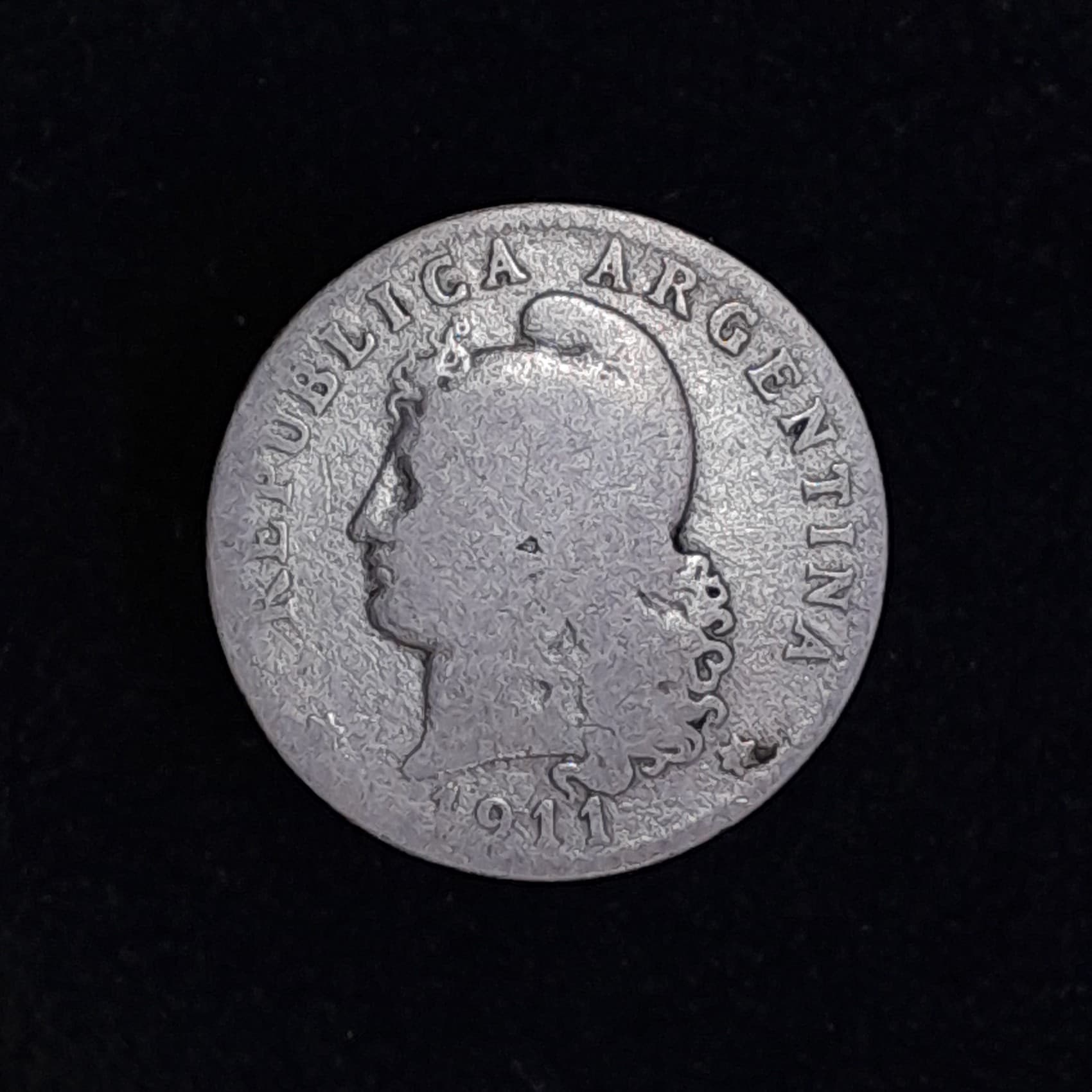 Argentina 20 Centavos 1911 Regular CJ 62