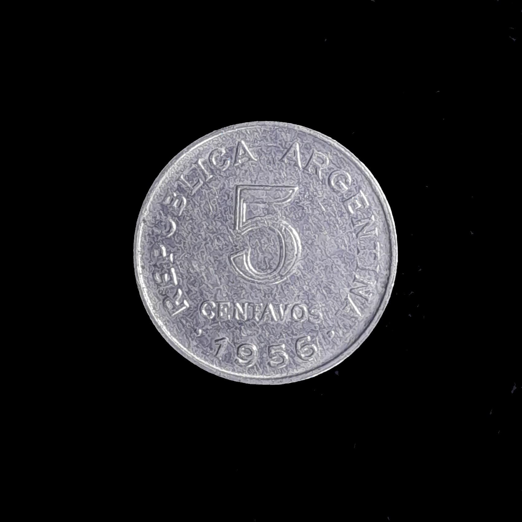 Argentina 5 Centavos 1956 Excelente CJ 251