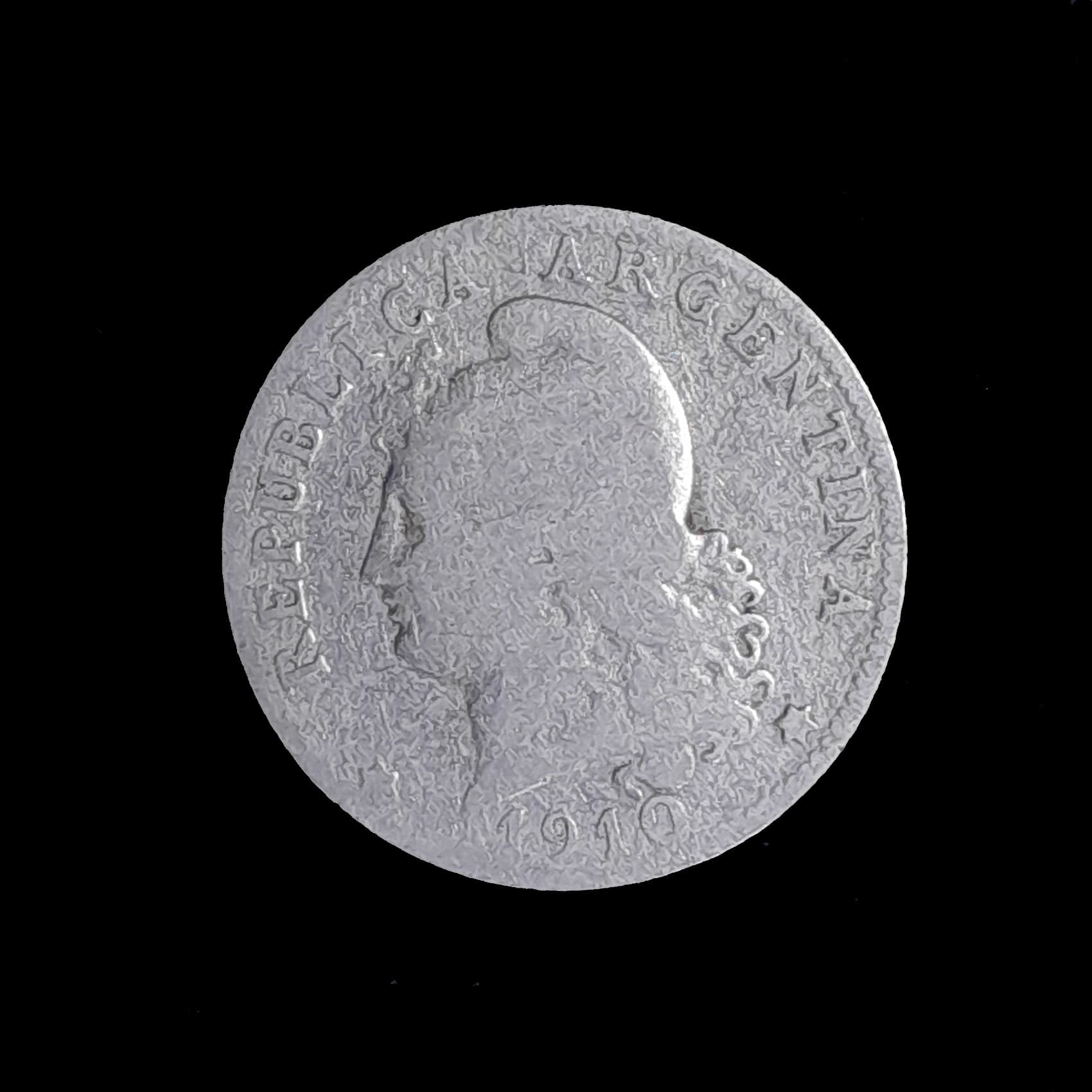 Argentina 20 Centavos 1910 Regular CJ 61