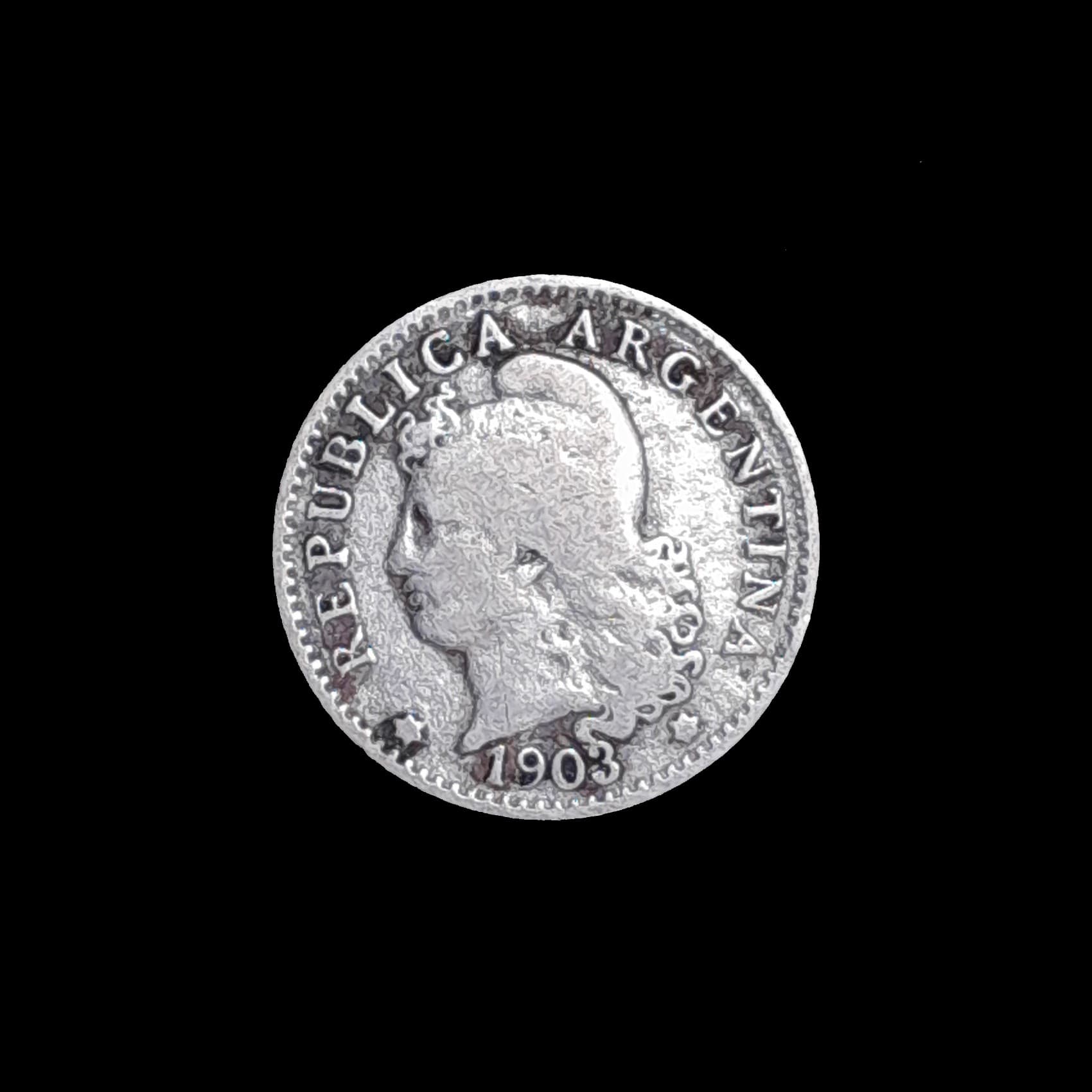 Argentina 5 Centavos 1903 Bueno CJ 134