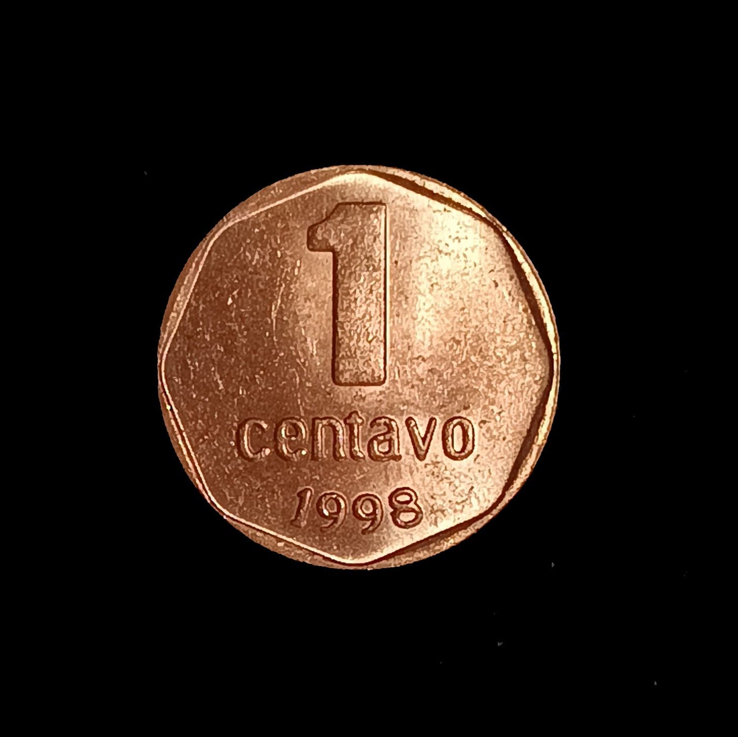 Argentina 1 Centavo 1998 Sin Circular CJ 1.4