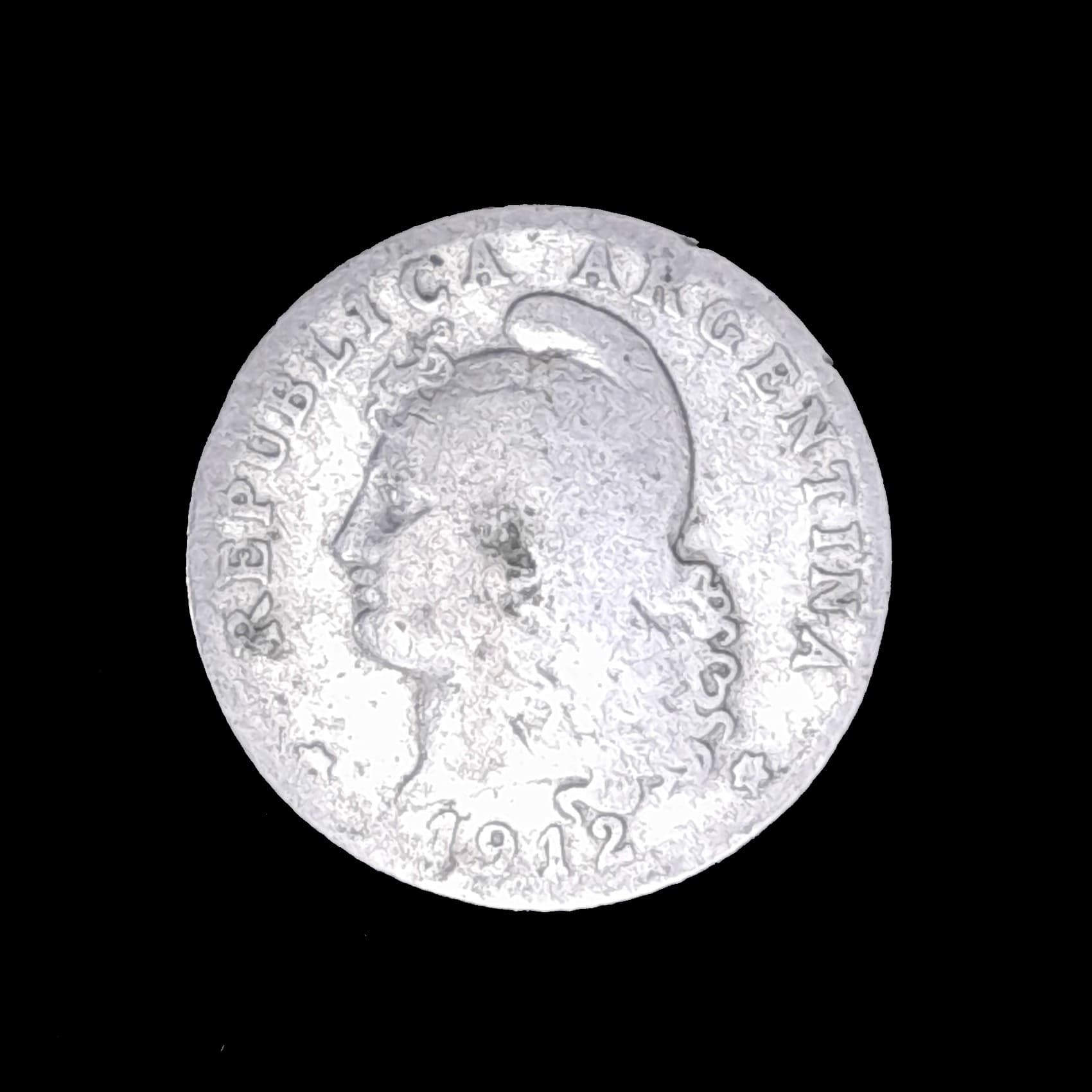 Argentina 20 Centavos 1912 Regular CJ 63