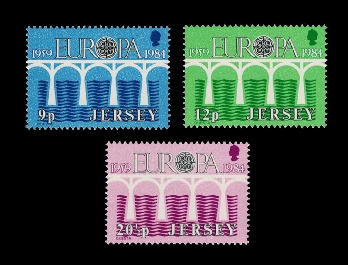 Jersey Tema Euroa 1984 Mint. Yv. 314/16
