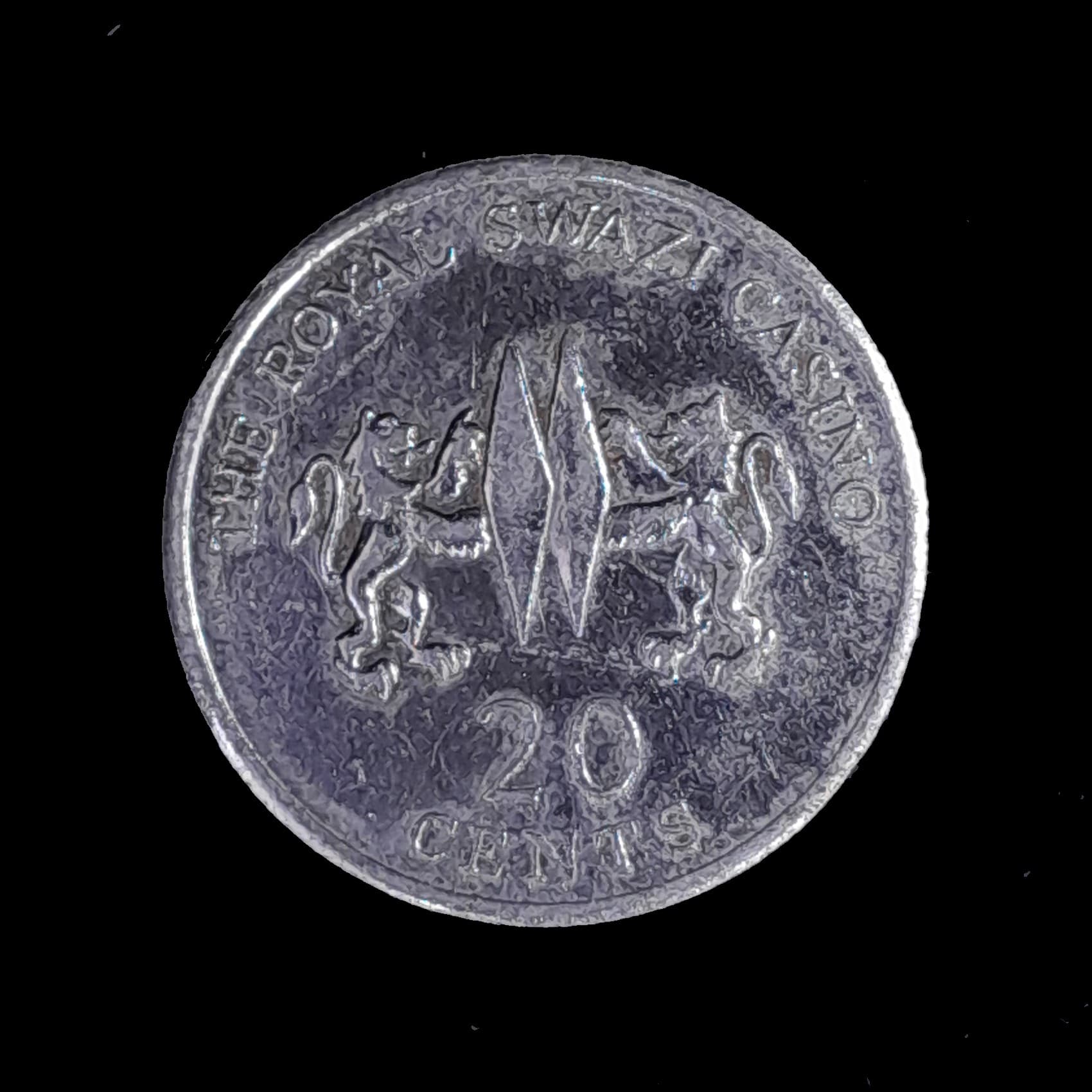 Swazilandia Ficha de Casino 20 Cents The Royal Swazi Casino