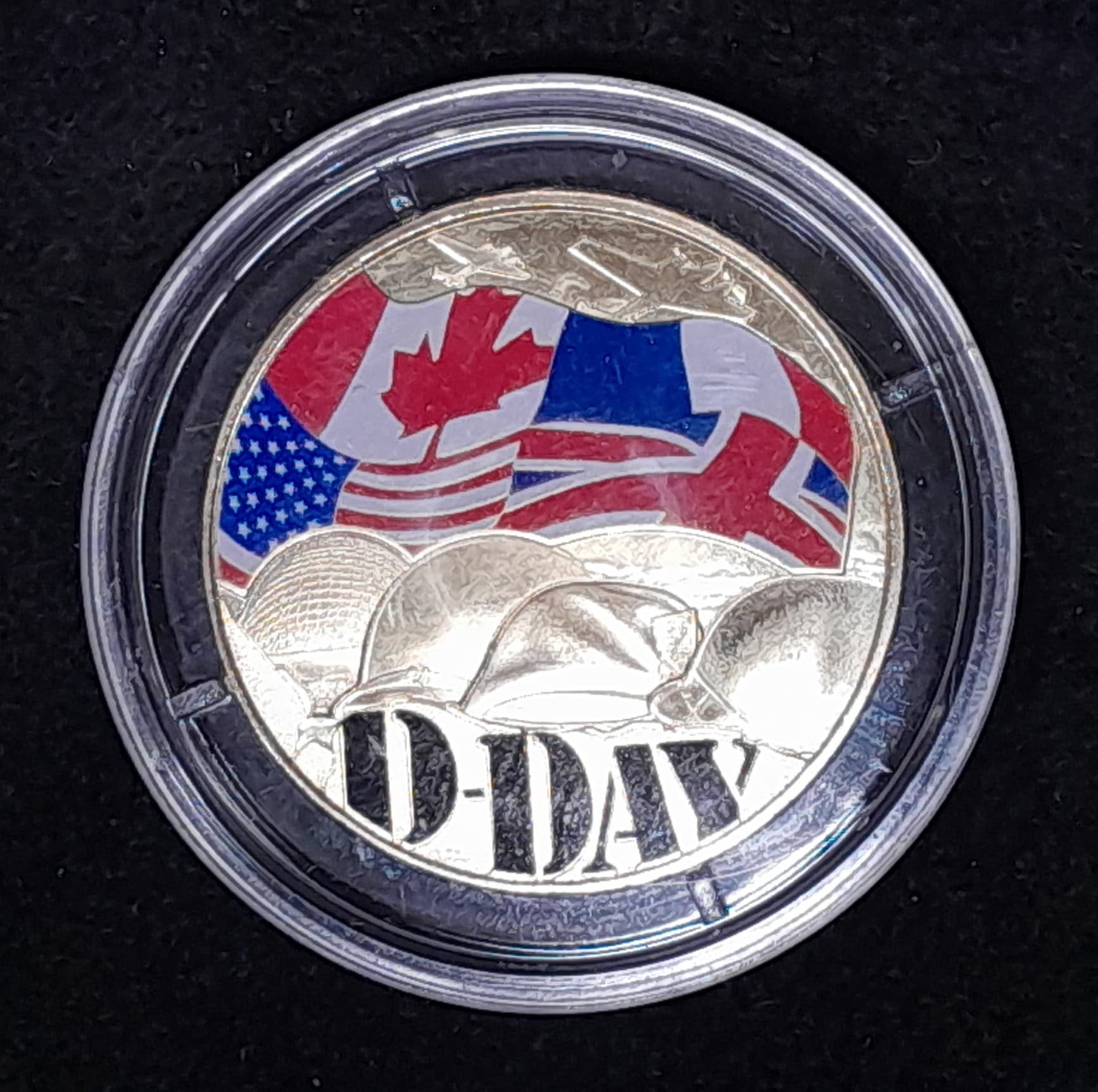 Francia Medalla 2024 Casa Moneda de París 80 años Día "D"