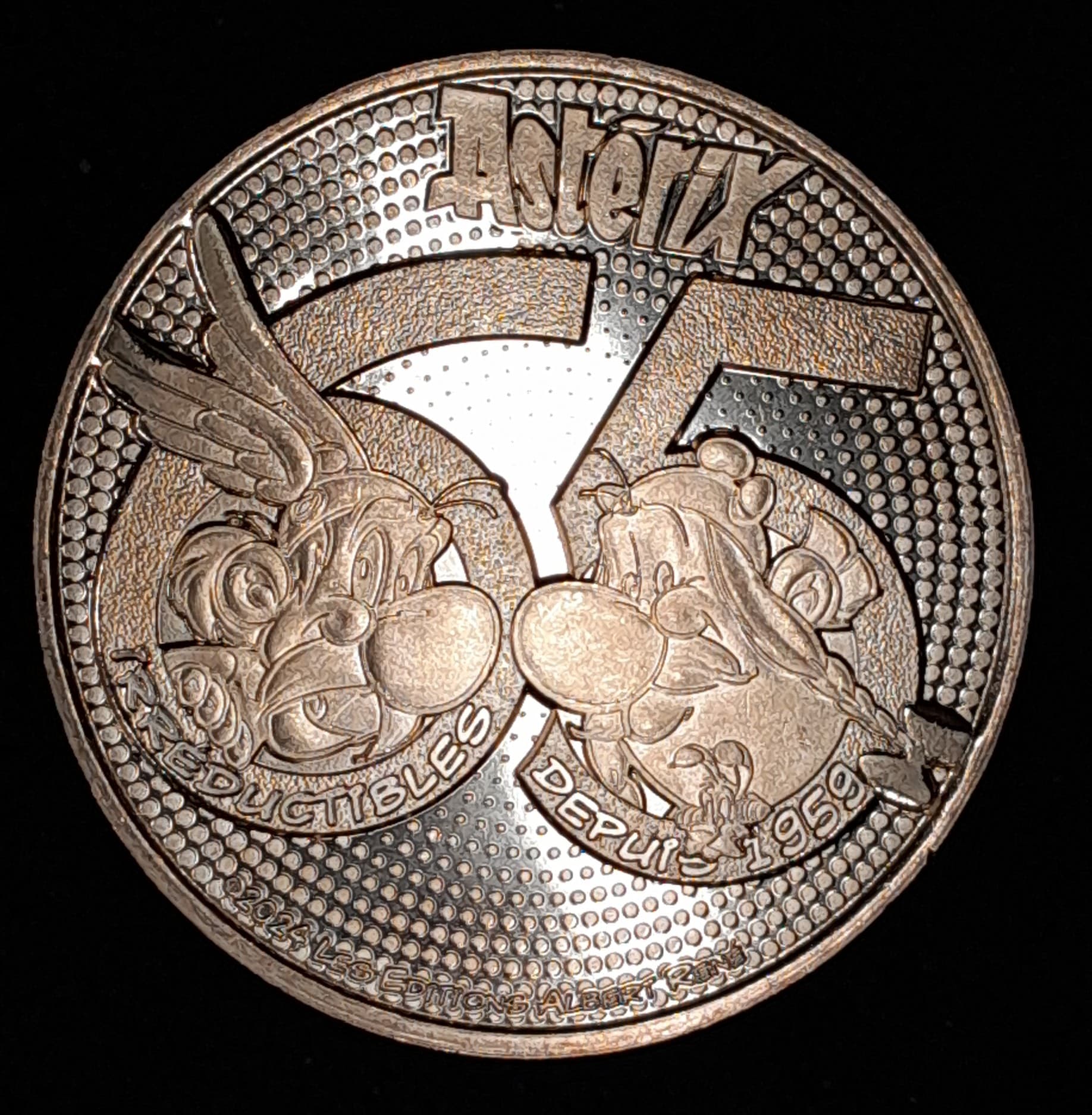 Francia Medalla Casa de la moneda 2024 "65 años Astérix"