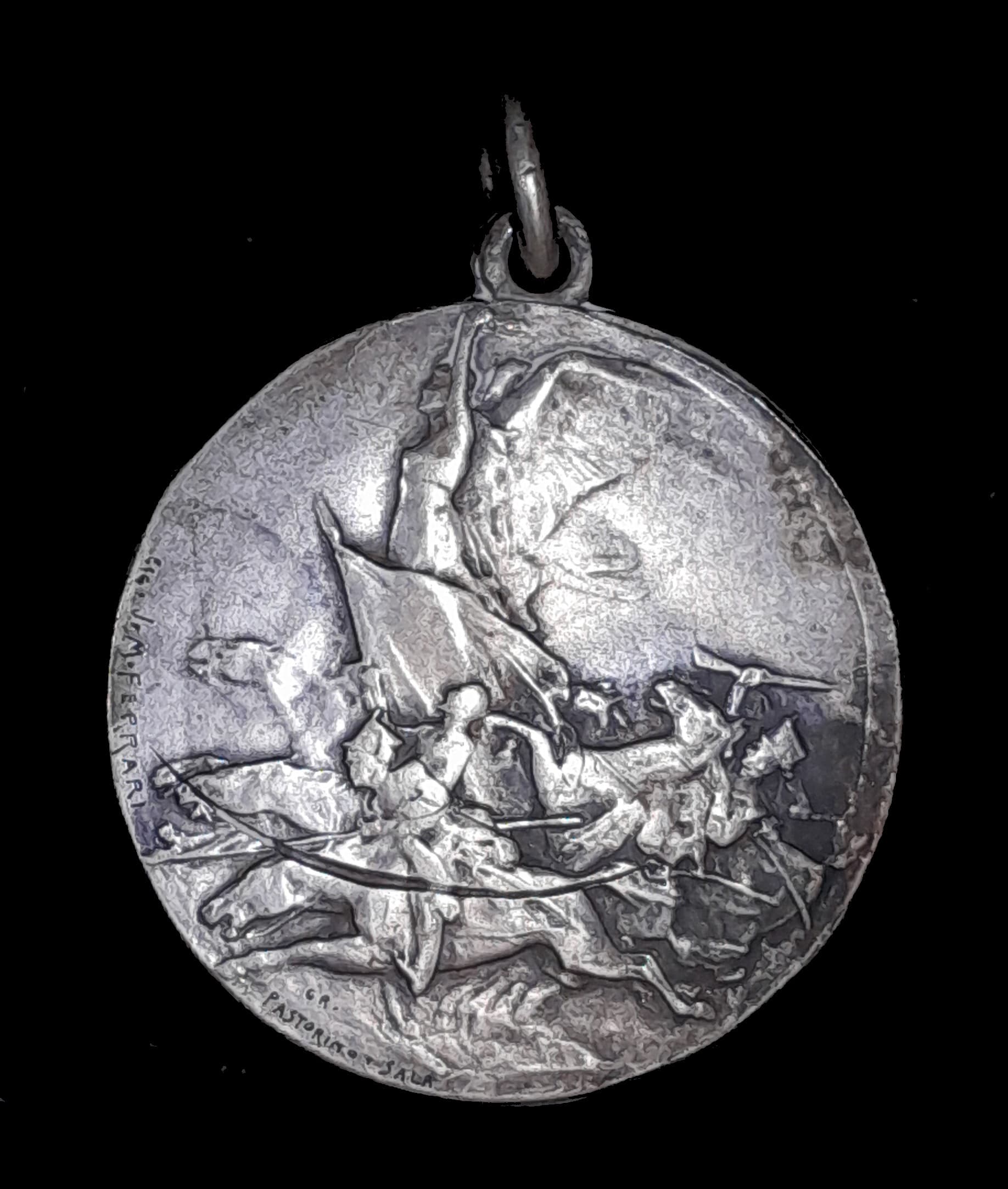 Argentina Medalla Mendoza Monum. Ejército de los Andes 1914