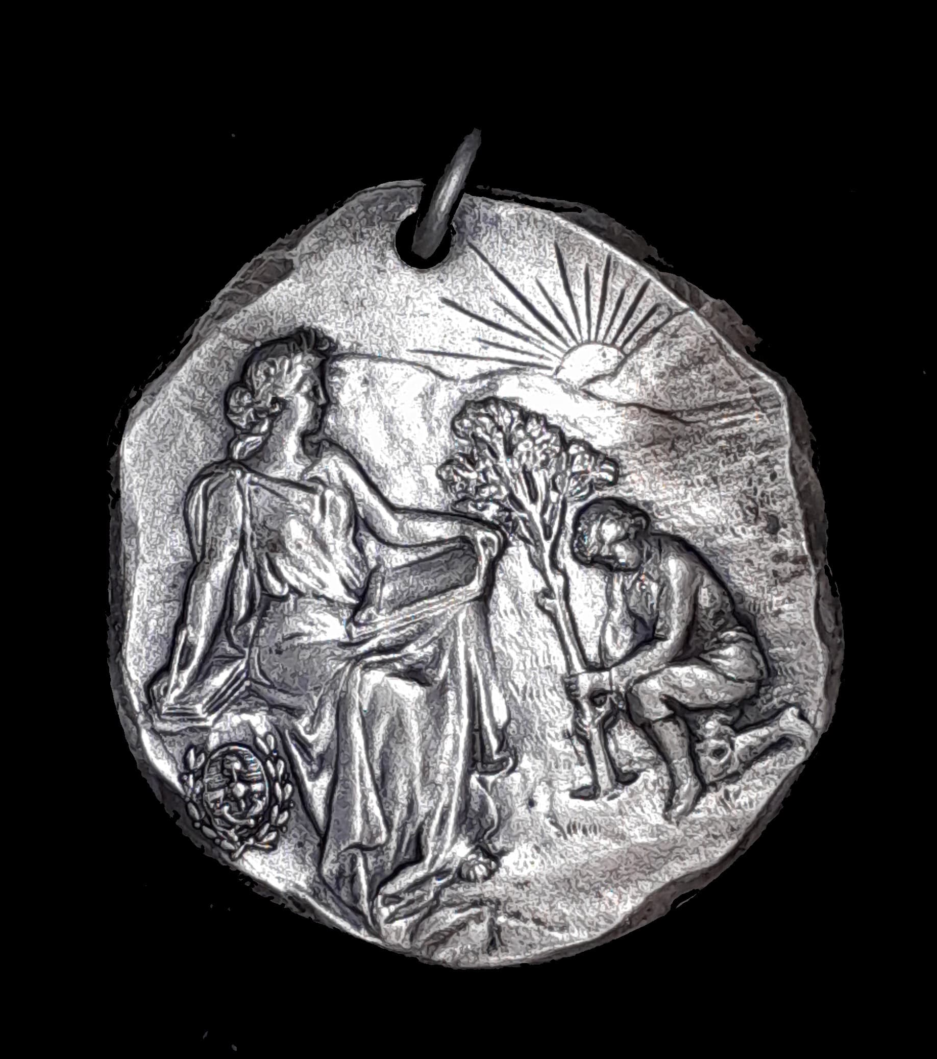 Argentina Medalla Mendoza San Rafael Fiesta del árbol 1913