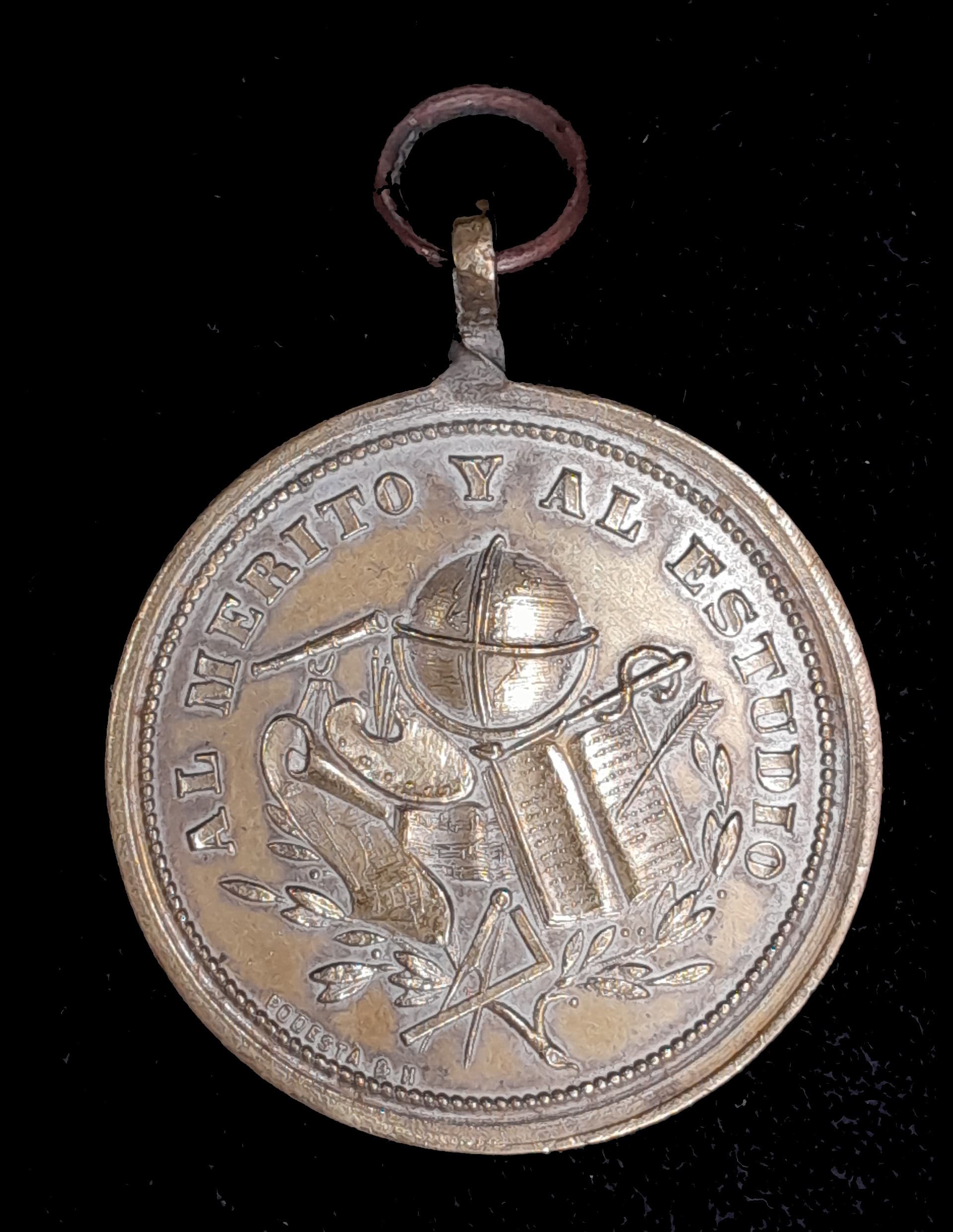 Argentina Medalla Mendoza San Martín Monumento 1910