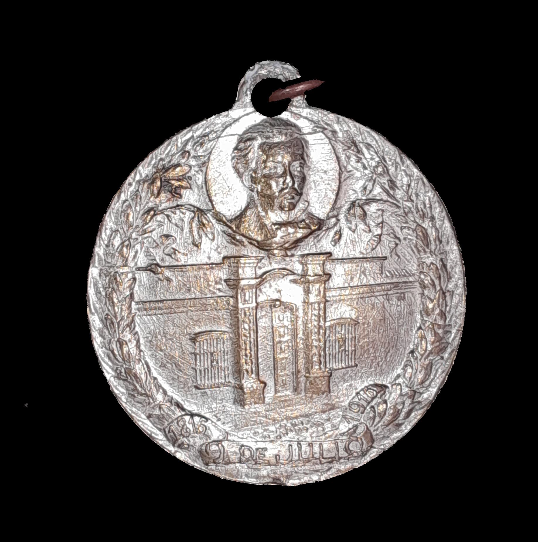 Argentina Medalla Mendoza San Martín Centenario Independencia 1916
