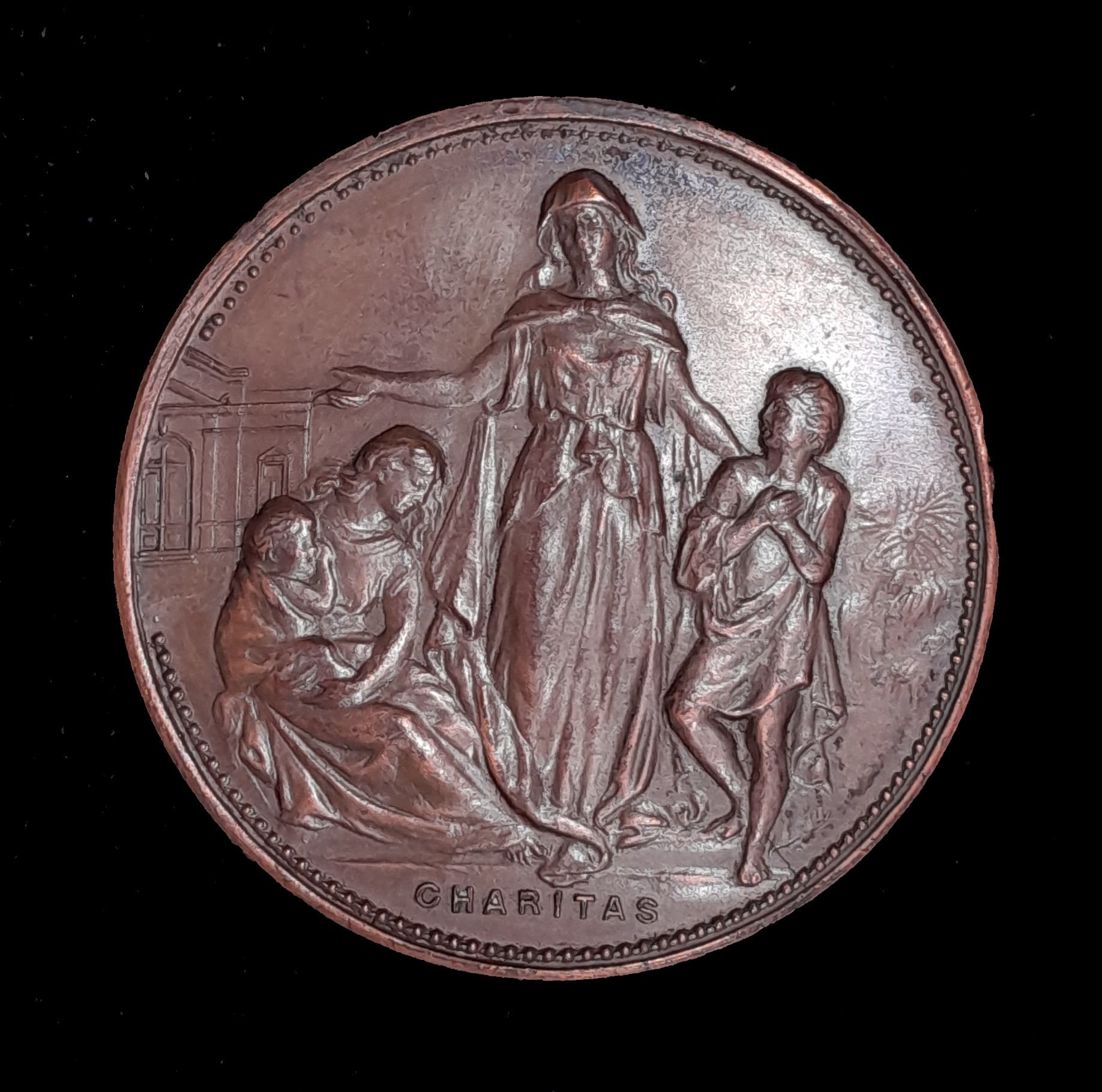 Medalla Buenos Aires 1913 Soc. de Benef. Francesa