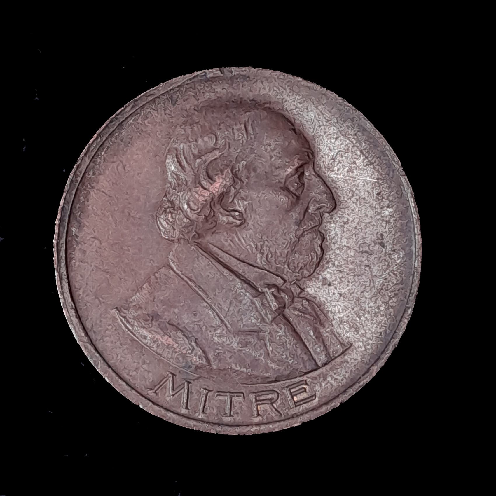 Medalla Mitre 80 años de su nacimiento 1901