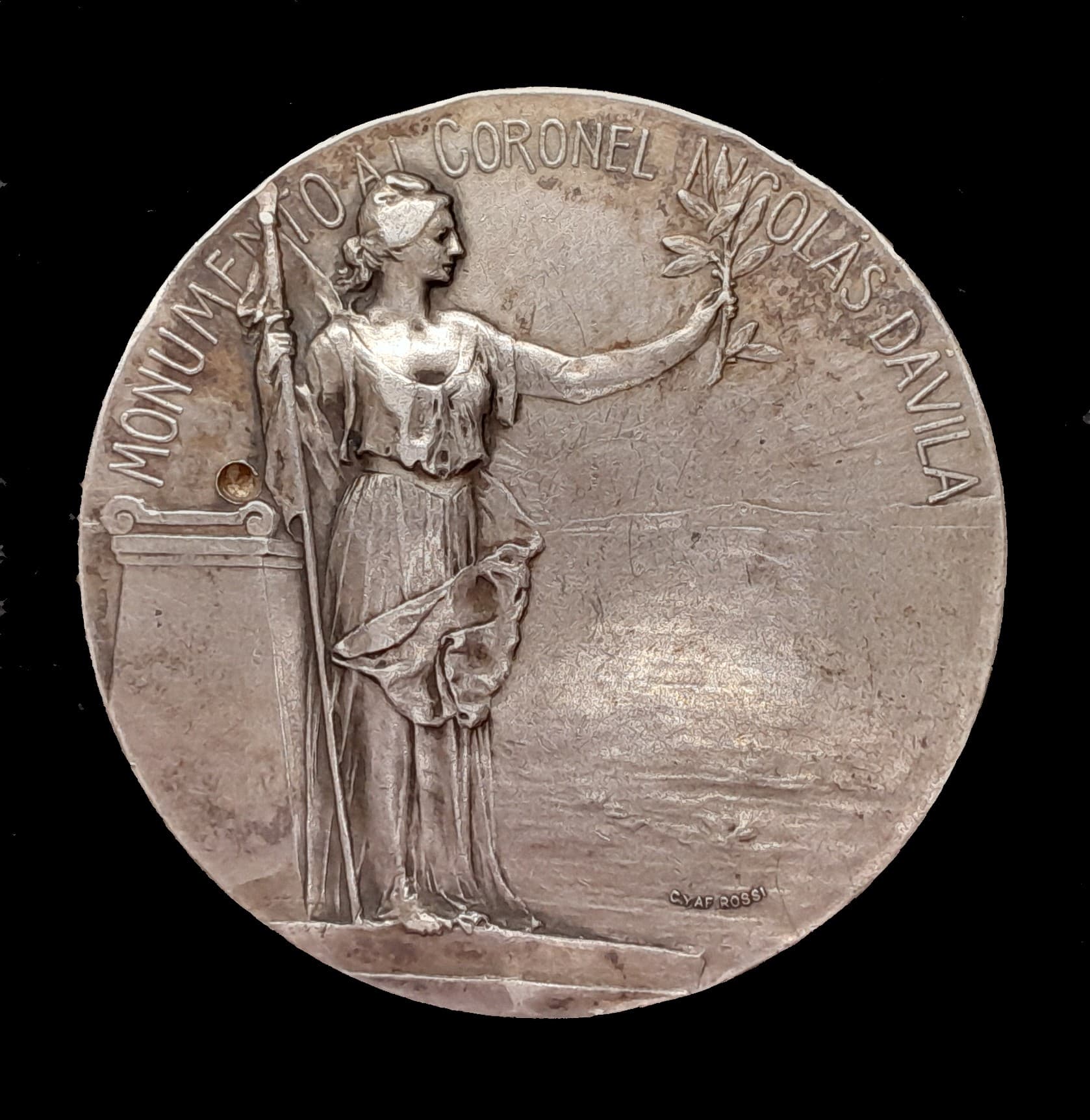 Argentina La Rioja 1910 Inaug. Monum. al Cnel. Nicolás Dávila Plata